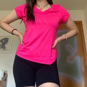 Hot Pink Workout Top